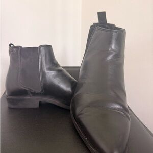 Zara Black Leather Boots